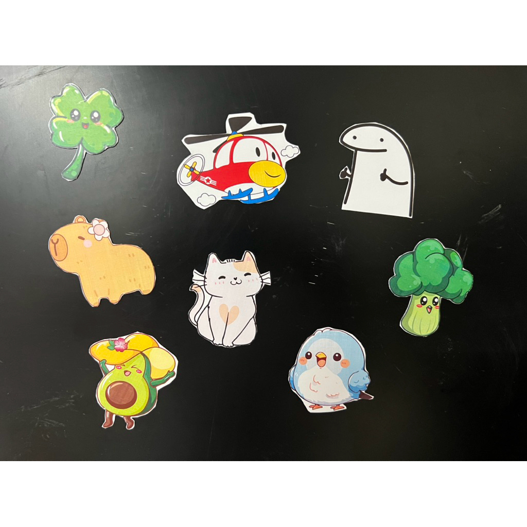 Sticker nam châm dán tủ lạnh - decal nam châm A4