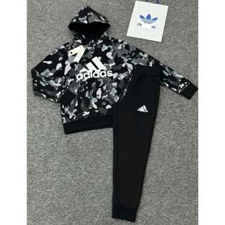 Bộ Quần Áo Thu Đông Nam Có Mũ Dáng Hoodie Vân Rằn Ri Bò Sữa siêu cấp vải dệt hoa vân chữ dày dặn, chữ cao cấp