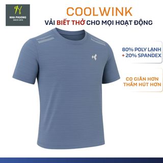  Áo Thun Thể Thao Nam Coolwink - Mát Lạnh Thoáng Khí Co Giãn Chống Nóng - Phù Hợp Trung Niên ATK31 