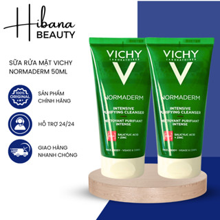 Sữa Rửa Mặt Vichy Normaderm Phytosolution Dạng Gel Làm Sạch Sâu Da Dầu Mụn 50ml