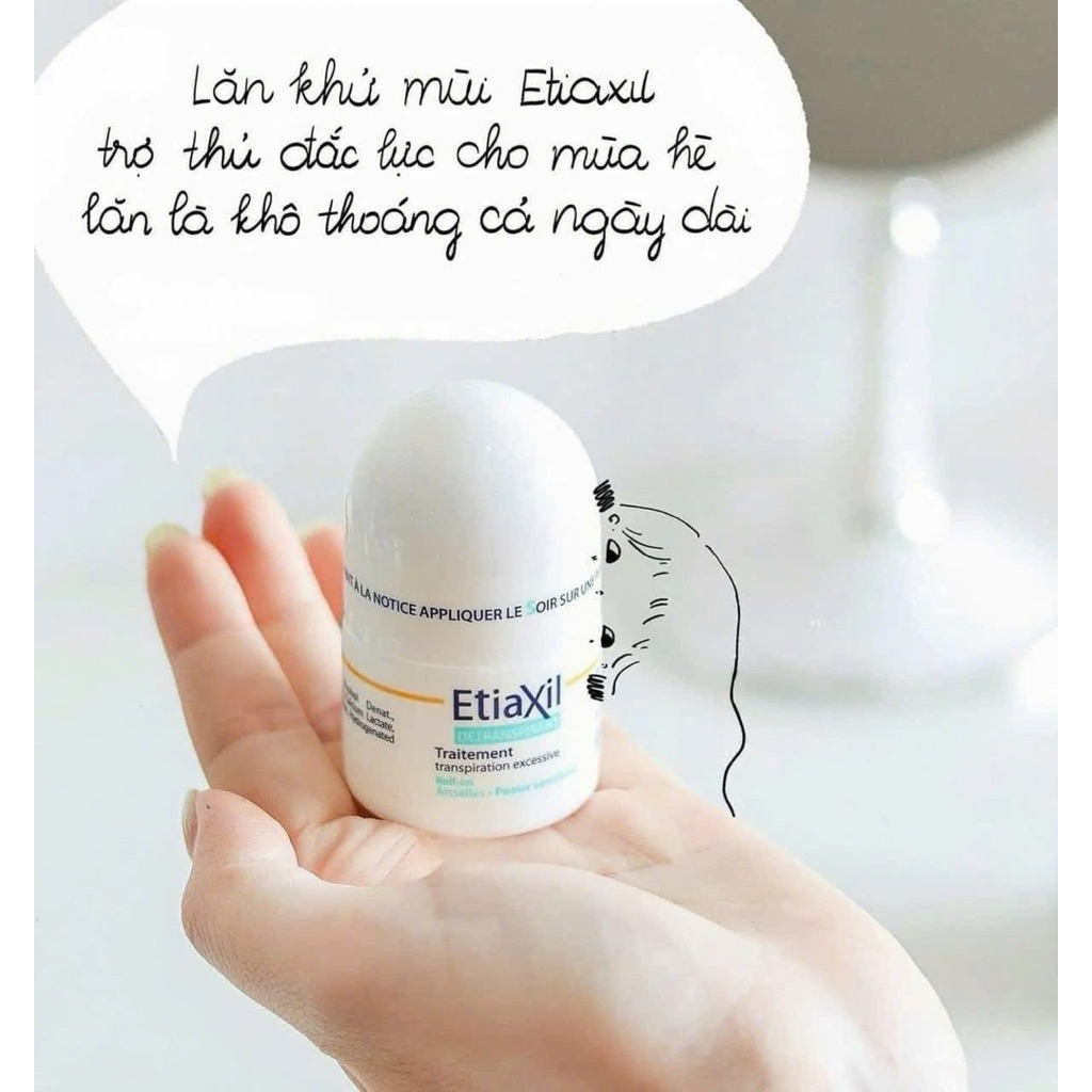 Lăn Khử Mùi Etiaxil Chính Hãng | Giảm Tiết Mồ Hôi, Khử Mùi Suốt 72h Cho Da Nhạy Cảm
