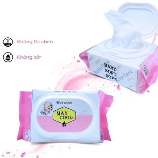 1 gói khăn ướt 30 tờ MAX COOL