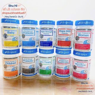Men vi sinh Probiotic úc các loại, men phụ nữ, trẻ em, người lớn, vùng kín, phụ khoa