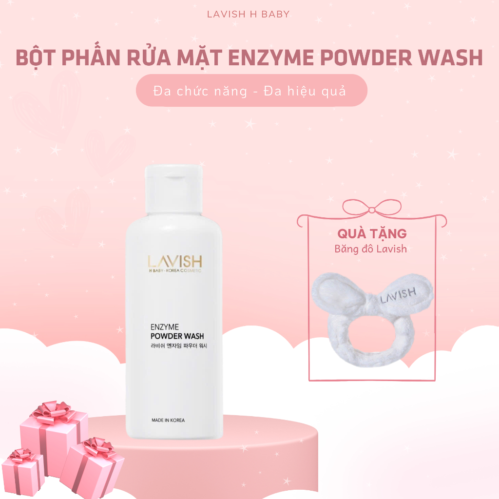 Bột rửa mặt Enzym Powder Wash Lavish H Baby 60gr