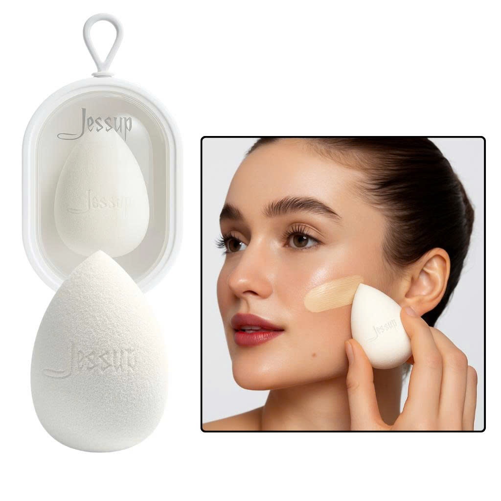 Mút Tán Nền Siêu Mềm Có Hộp Bảo Vệ Cao Cấp JESSUP Miracle Complexion (Size L)