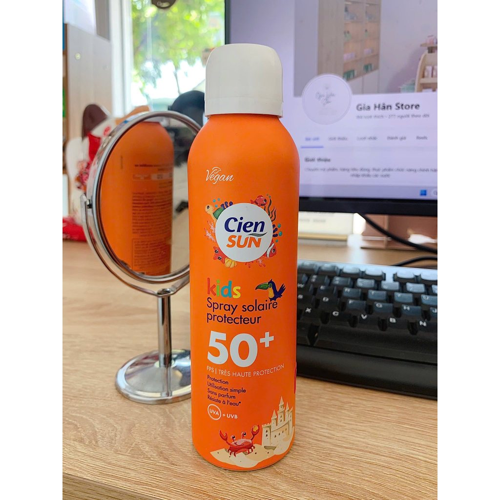 Xịt chống nắng Cien Sun For Kids SPF 50+ - 150ML