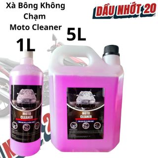   Chiết can 5L  Nước rửa xe không chạm MOTO CLEANER dạng bọt tuyết dung tích 1000ML 5L 