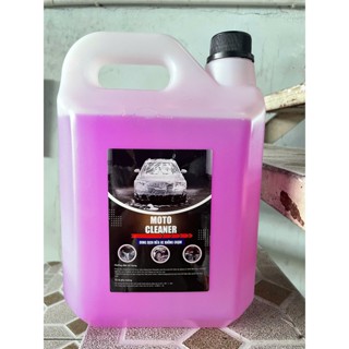   5L  Nước rửa xe KHÔNG CHẠM MOTO CLEANER hương nho siêu bọt siêu sạch cho anh em thợ nước rửa xe can 5L 