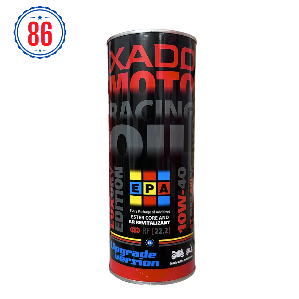 Nhớt Xado Racing 10w40 RF 22.2( 2025)- Sản xuất tại Hà Lan