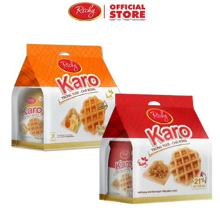 Karo Richy trứng tươi chà bông sợi gà, phô mai hoàng kim, HSD 45 ngày