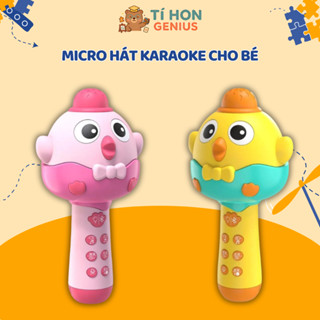 Đồ Chơi Micro Cho Trẻ - Đồ Chơi Micro Đổi Giọng Nói An Toàn Giáo Dục Trẻ Nhỏ, Kết Nối Bluetooth
