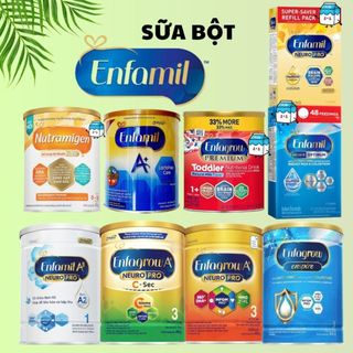  Sữa công thức Enfamil A2 Enfamil A+ C- Sec  1,2,3 lon 350g 400g 800g 830g SHOPBEBAO 