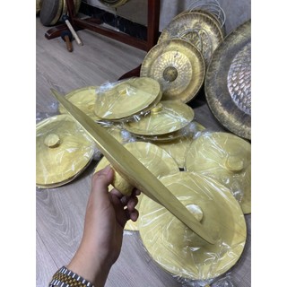 Chập cheng chũm chọe đồng vàng 30cm cổ vũ (cặp-2 cái)