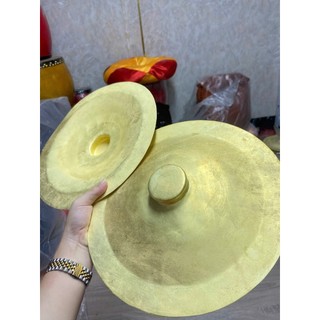 Chập cheng chũm chọe đồng vàng 30cm cổ vũ (cặp-2 cái)