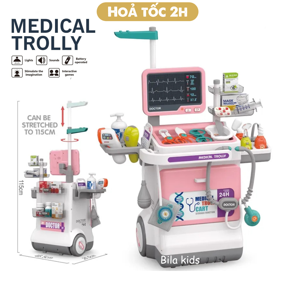 Đồ chơi bác sĩ cho bé gái bé trai