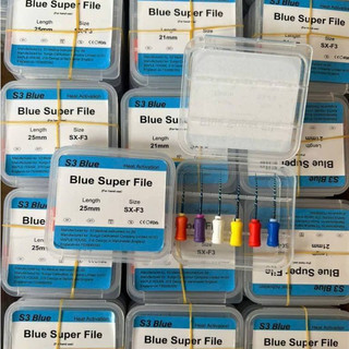 File tay - Protaper tay dẻo kháng gãy S3 Blue chính hãng dùng trong nha khoa file nội nha
