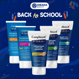  Sữa Rửa Mặt Compliment No Problem Giúp Giảm Mụn Cho Da Nhạy Cảm 200ml 