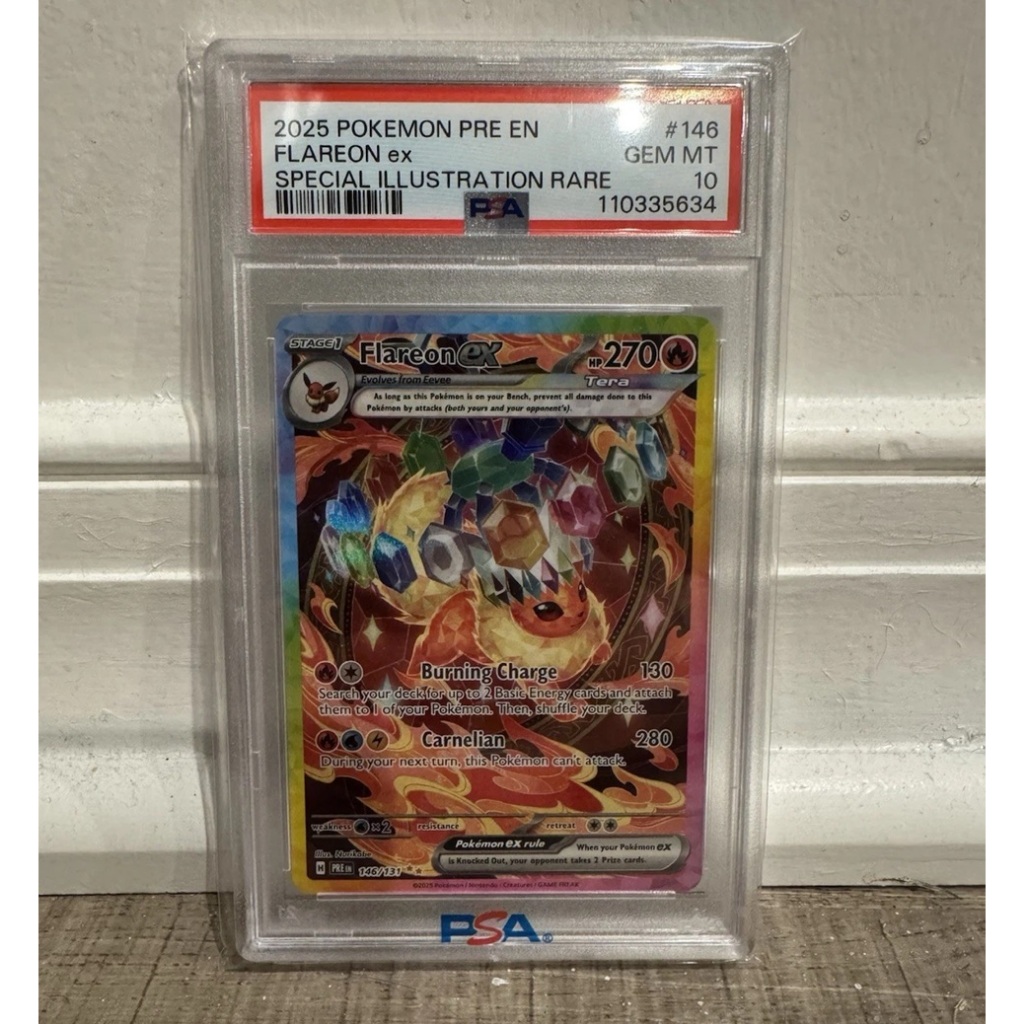 Tranh thẻ psa Flareon ex 146/131 English slab PSA 10 d75 26