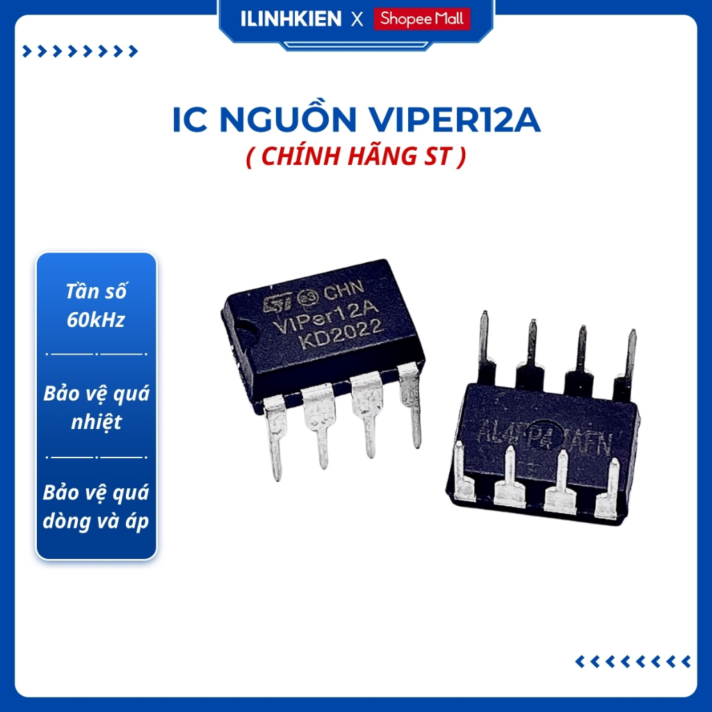 Viper12A viper 12a ic nguồn bếp từ chất lượng cao ilinhkien.