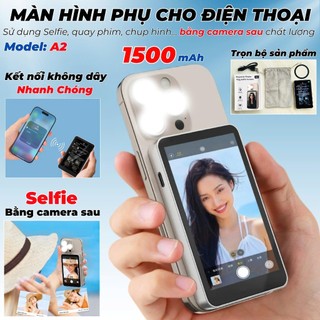 Màn hình mở rộng - màn hình rời Screen A2 giúp bạn phóng to hoặc mở rộng màn hình ra màn hình khác để dễ quan sát