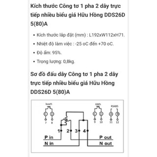 Công tơ điện tử xoay chiều 1 pha