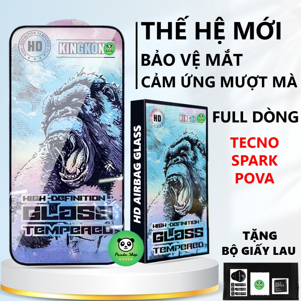 Kính cường lực Tecno Spark Go 2024 Go 2023 Go 1 Pova 6 5 4 Pro/Neo  Camon 30,12,15,16,17,18,19,20,30