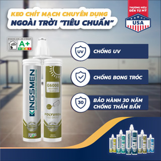 Keo chít mạch 2 thành phần, keo chà ron gạch epoxy ngoài trời không bong tróc ngả màu Kingsmen G6000 (Đã có VAT)
