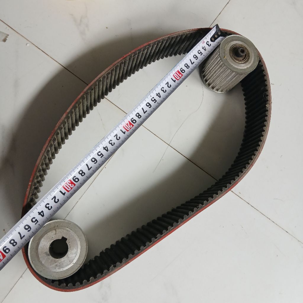 combo pulley đai răng bước 8 nhôm tháo máy bản 60 truyền động xe ô tô