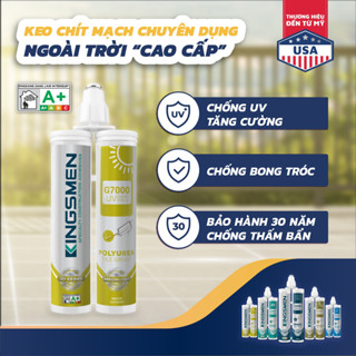 Keo chít mạch 2 thành phần, keo chà ron gạch epoxy chống ron bong tróc ngả màu cao cấp Kingsmen G7000 (Đã có VAT)