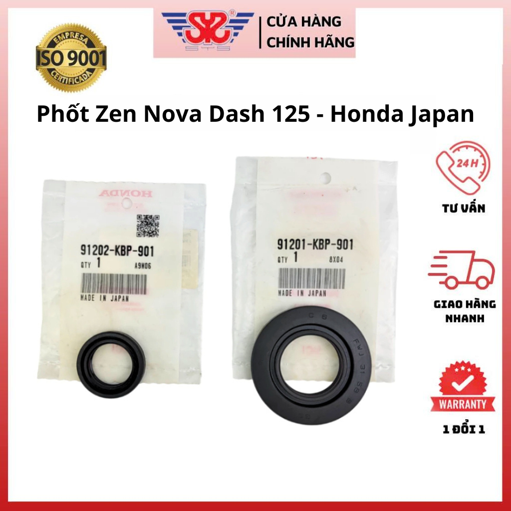 Phốt dên Nova Dash 125 | Phốt zên Nova Dash 125 lớn, nhỏ chính hãng Thailand 91201