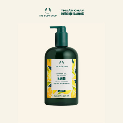 Sữa Tắm Hương Xoài Mango Mọng Nước & Sảng Khoái Juicy and Refreshing Shower Gel 750ml The Body Shop