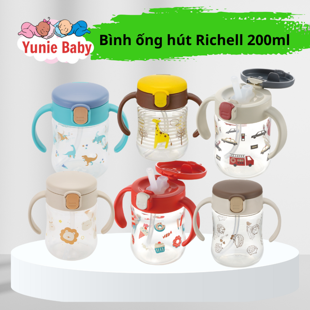 Bình ống hút RICHELL T.L.I 200ml