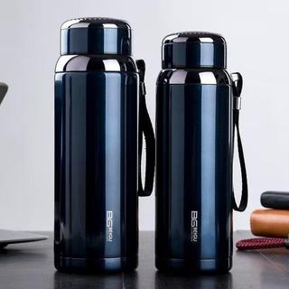  Bình nước giữ nhiệt 1000ml HiLOGI KITCHEN giữ lạnh 18 giờ giữ nóng 10 giờ có dây treo và khay lọc trà inox 