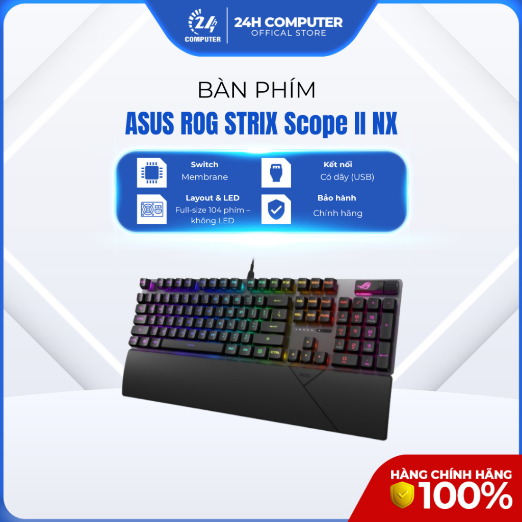 (FULL VAT) - Bàn phím cơ ASUS ROG STRIX Scope II NX