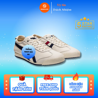 Giày Thể Thao Nam Nữ Tiger SD - Màu Trắng Đỏ Navy