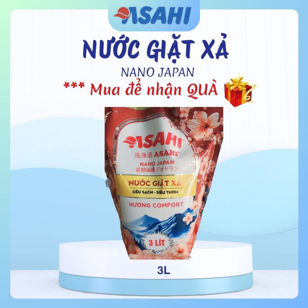 ABSOLUTELY NEW [CHÍNH HÃNG 100%] NƯỚC GIẶT, XẢ kháng khuẩn Nano Japan (Liquid laundry detergent)