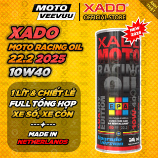 [MTVV] DẦU NHỚT CAO CẤP XADO RACING LUXURY 10W40 VERSION 22.2 NEW 2025<END>