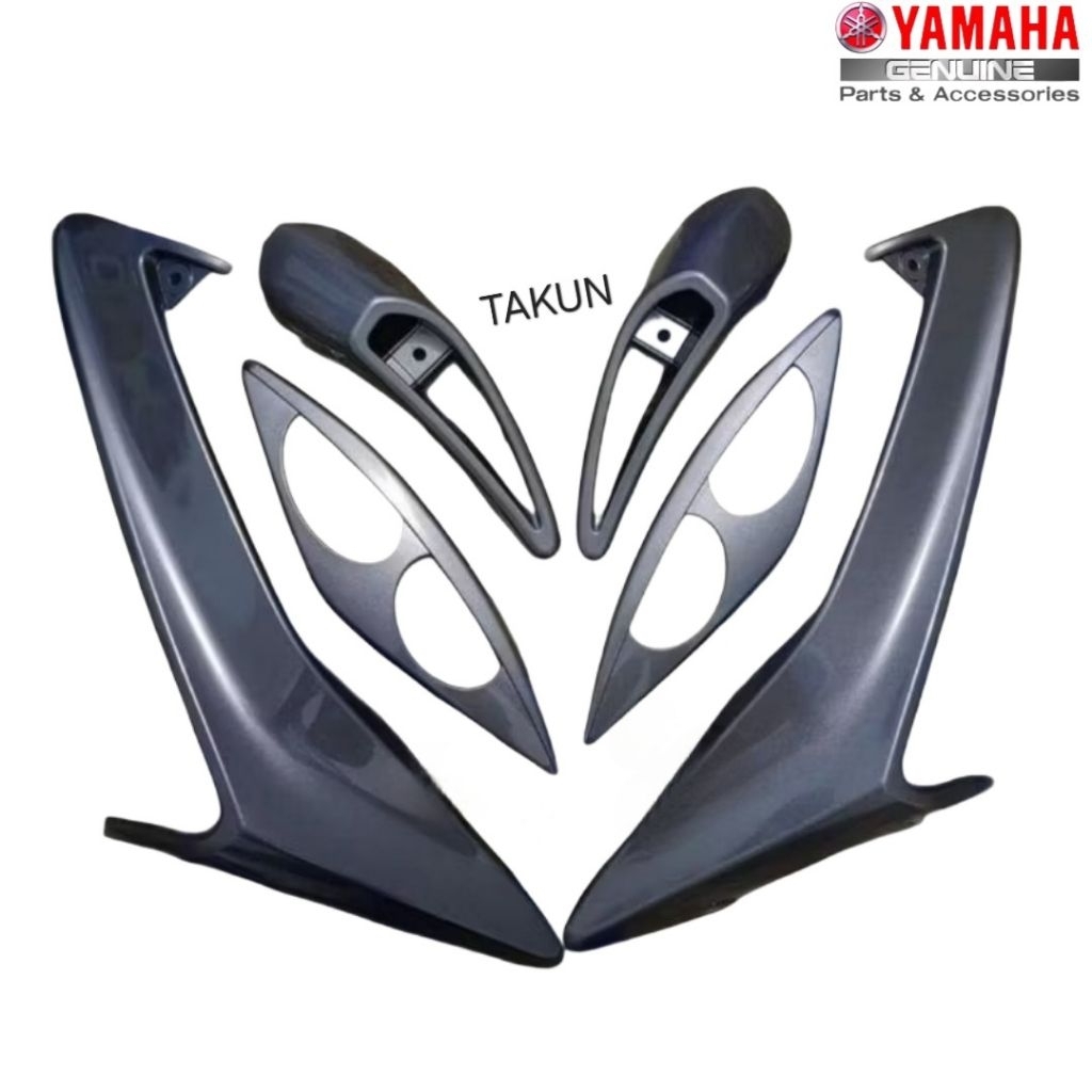 Bộ nhựa body kit, mặt nạ xe EXCITER 2006-2010.... xám zin Yamaha