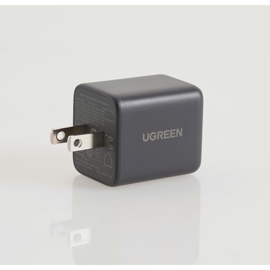 Củ sạc nhanh 30W Ugreen X516 | Công nghệ GaN | Hỗ trợ cổng USB-C và USB-A | Bảo hành 18 tháng 1 đổi 1 65025 | BigBuy360 - bigbuy360.vn