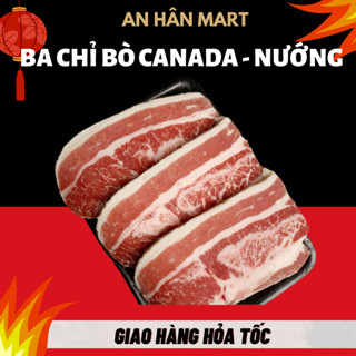  Ba Chỉ Bò Mỹ cắt nướng ba rọi bò mỹ nhập khẩu MEAT FARM khay 500g 
