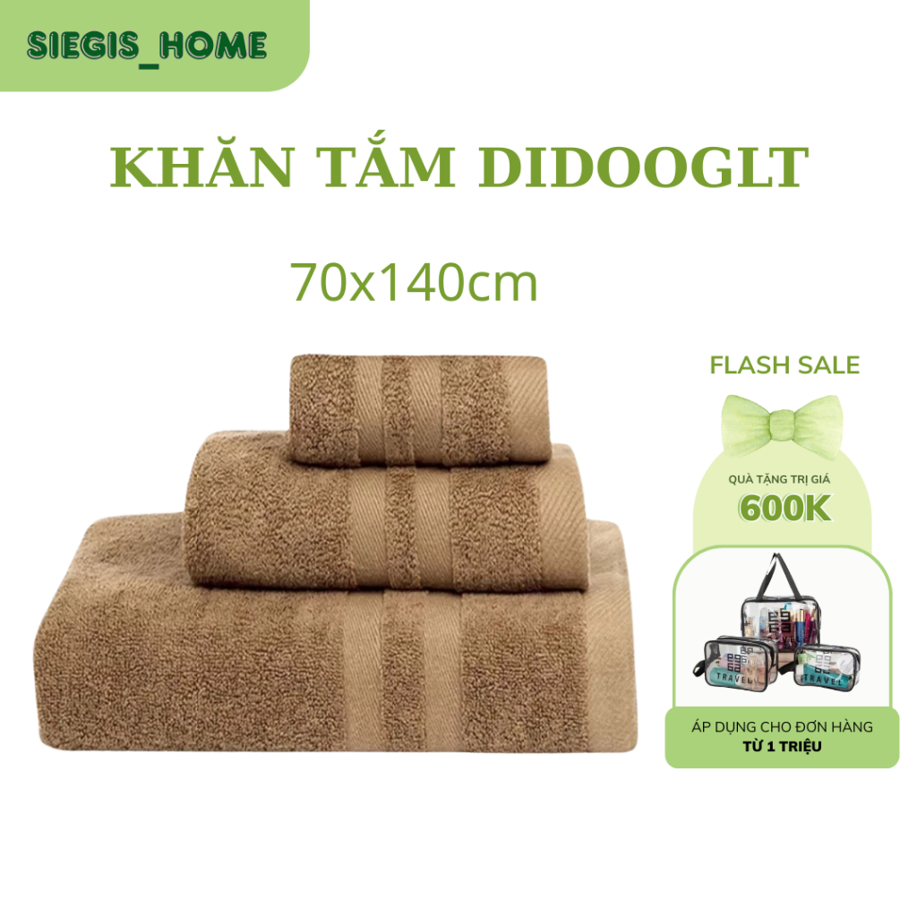 Khăn tắm cao cấp kích thước 70 cm x 140 cm siêu bền và mềm mịn