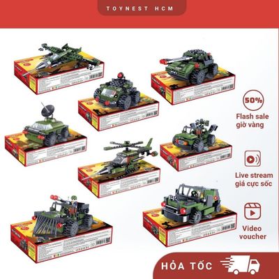 Đồ Chơi DUKA: Ghép Hình - Khí Tài Quân Sự