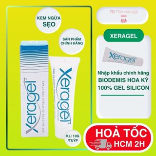 Kem ngừa sẹo Xeragel Biodermis 100% Silicon Gel - Giảm thâm sẹo thẩm mỹ Biodermis tuýp 10g