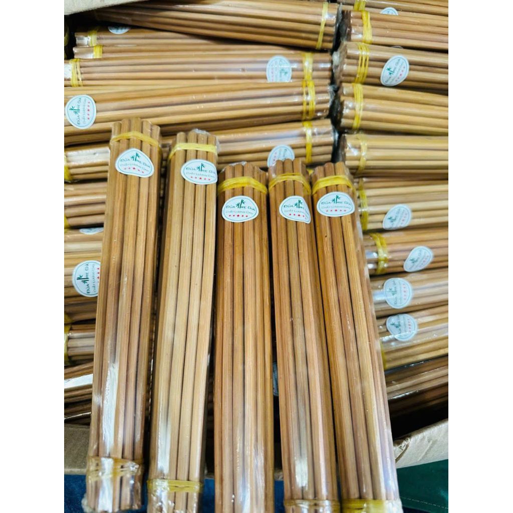 Đũa tre tròn luộc lá Tây Bắc 10 đôi,đũa tre sạch,đũa tre vót thủ công sạch và đẹp không có hoá chất