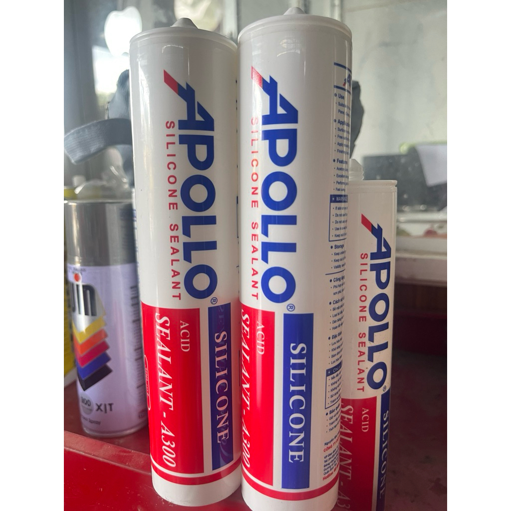 Keo Silicone Apollo A300 [TRẮNG TRONG] 300ml