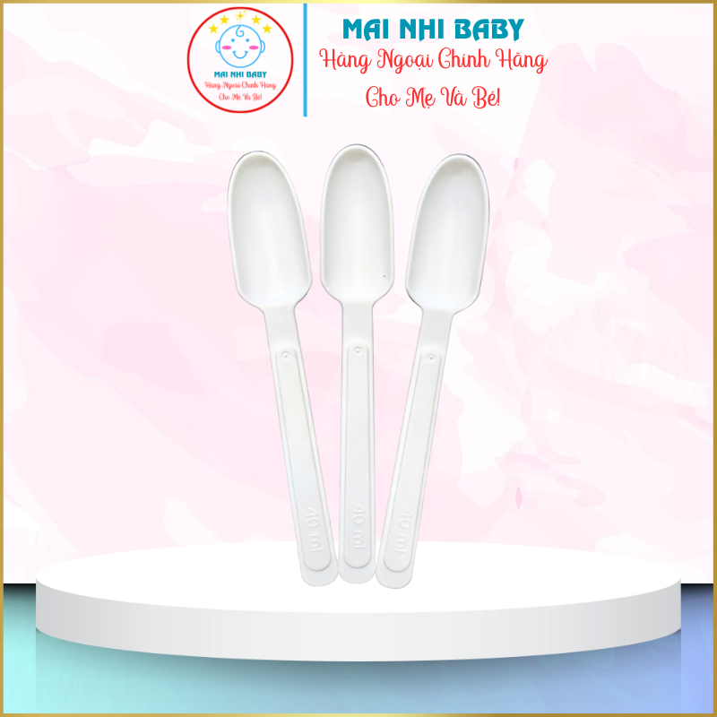 (1 Chiếc) Thìa đong sữa Meiji lon 1-3 mẫu mới thìa 5.4gr
