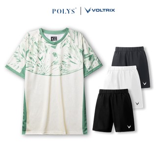 Áo Quần Cầu Lông, Áo Pickleball Nam Nữ Vải Poly Ánh Kim Thoáng Khí Bộ Cầu Lông Pickleball VOLT39