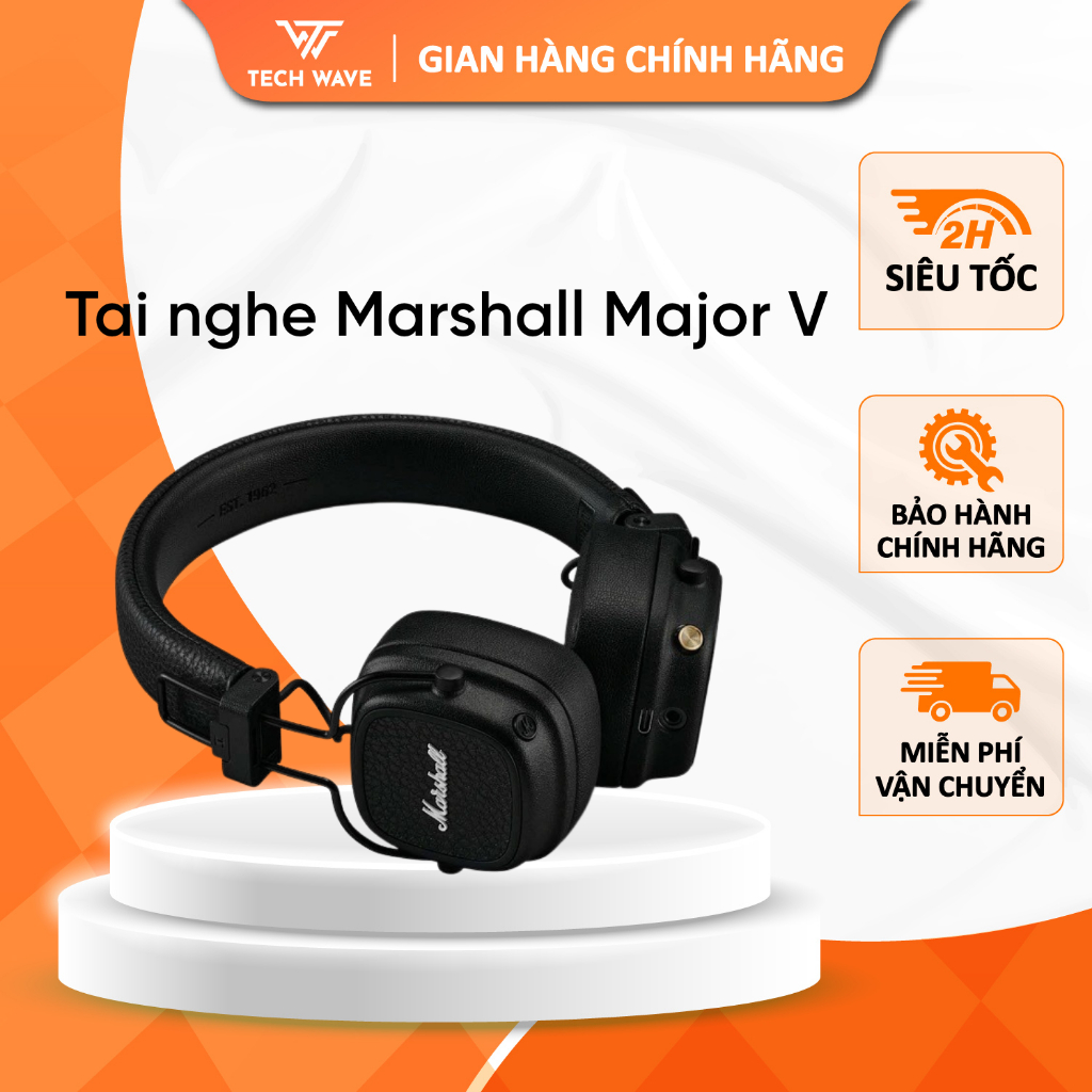 Tai Nghe Marshall Major V - Hàng Chính Hãng ASH Bảo Hành 12 Tháng, Techwave