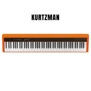  Đàn Piano điện Portable Digital Piano - Kzm Kurtzman P215 - Màu cam Bluetooth MIDI & Audio 88 phím cảm ứng lực nhấn 