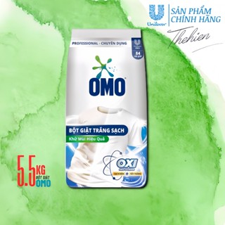  OMO Bột Giặt Trắng Sạch Chuyên Dụng 5.5Kg 